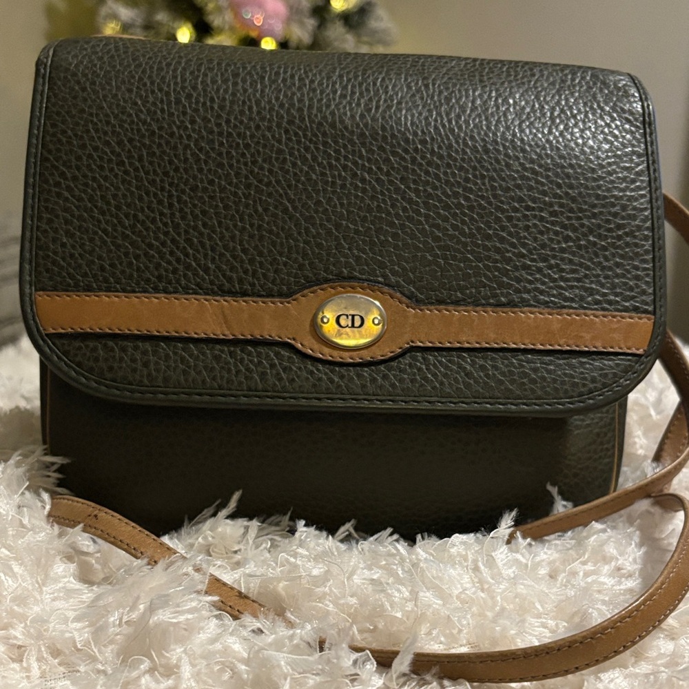 Christian Dior Vintage Pebbled Leather Flap Crossbody Bag - Picture 15 of 16